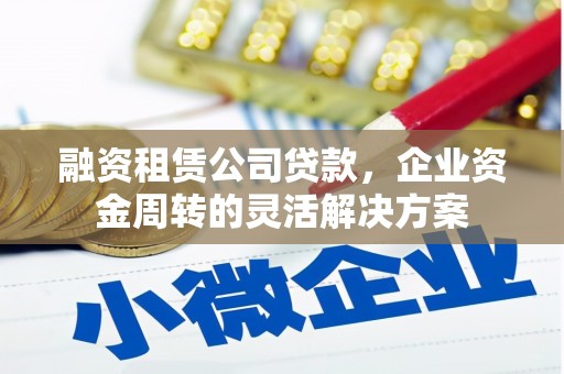 香港岛融资租赁公司贷款，企业资金周转的灵活解决方案