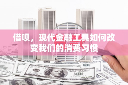 香港岛借呗，现代金融工具如何改变我们的消费习惯