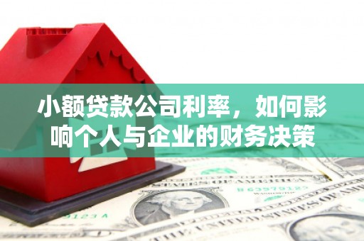 香港岛小额贷款公司利率，如何影响个人与企业的财务决策
