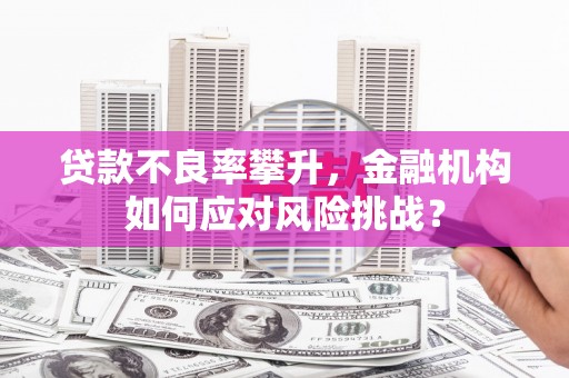 香港岛贷款不良率攀升，金融机构如何应对风险挑战？