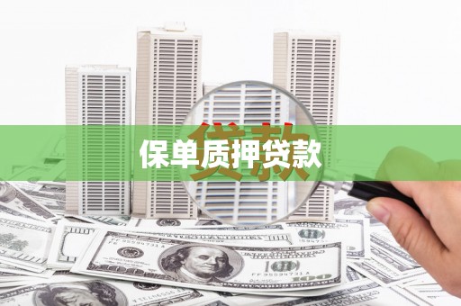 香港岛保单质押贷款